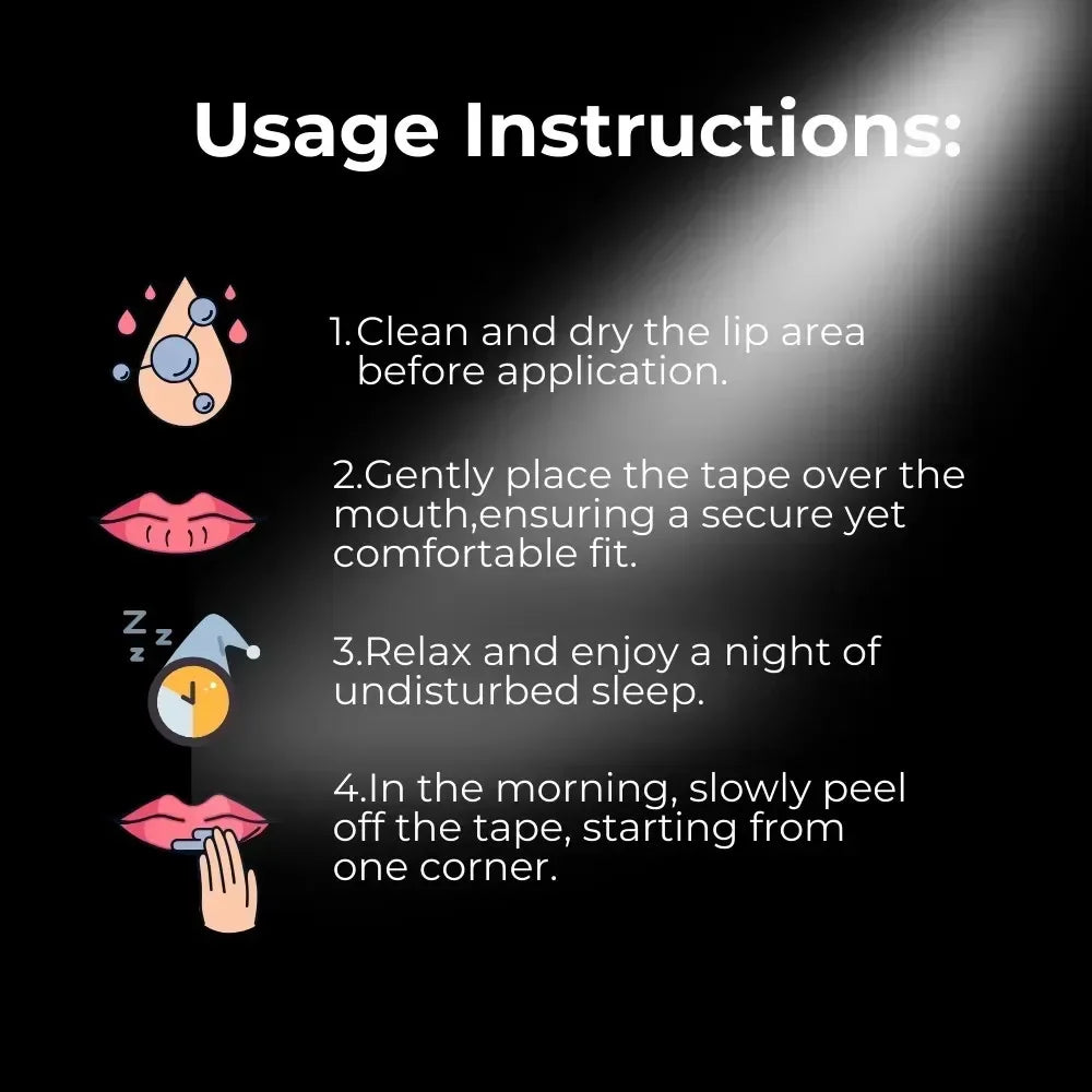 Mouth Tape for Better Sleep – Gentle, Safe, and Effective