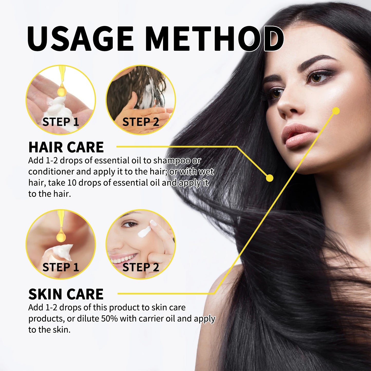 Hair Growth Essential Oil – Nourish Roots & Promote Thicker Hair